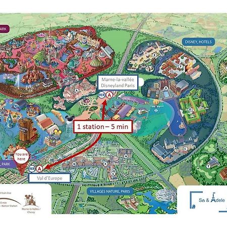 Studio Emotion 4P - Train Station 200M - Disneyland Paris 5 Min Монтеврен Екстериор снимка